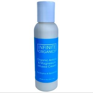 Organic, 500mg hemp extract, eucalyptus & spearmint cream with arnica & magnesiu